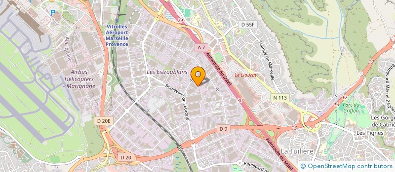 localisation de l'entreprise MADAME LUCIE LYONNET  VITROLLES