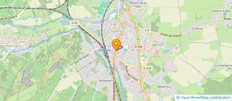 localisation de l'entreprise MADAME LUCIE MACHEFER  CHAGNY