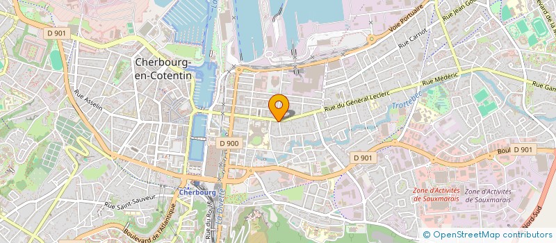 localisation de l'entreprise MADAME LUCIE MADELEINE  CHERBOURG-EN-COTENTIN