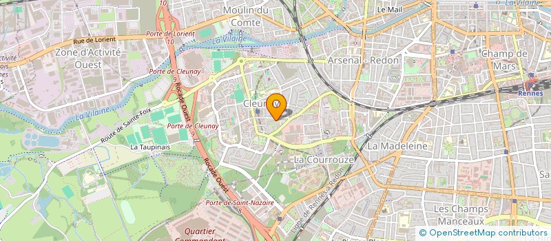 localisation de l'entreprise MADAME LUCIE MAHE  RENNES