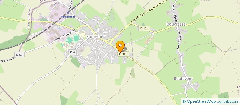 localisation de l'entreprise MADAME LUCIE MAIROT  FORMERIE