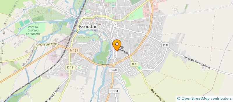 localisation de l'entreprise MADAME LUCIE MALKI à ISSOUDUN