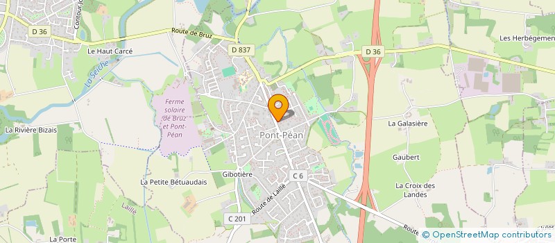 localisation de l'entreprise MADAME LUCIE MAMY  PONT-PEAN