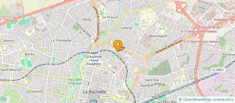 localisation de l'entreprise MADAME LUCIE MANACH  LA ROCHELLE