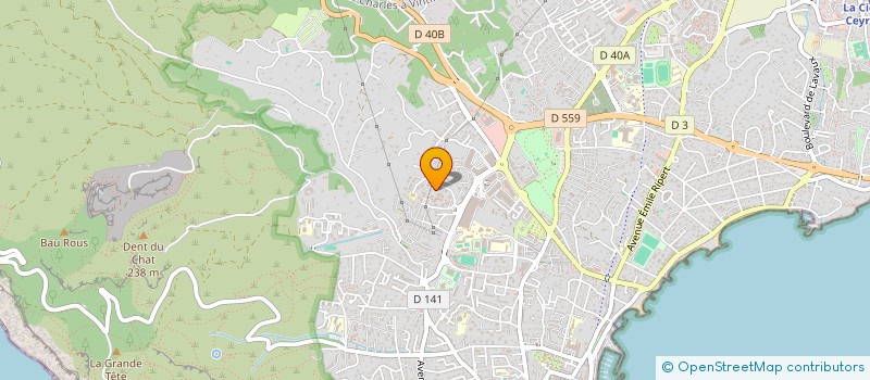 localisation de l'entreprise MADAME LUCIE MANISCALCO  LA CIOTAT