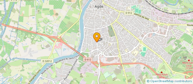 localisation de l'entreprise MADAME LUCIE MANRUBIA  AGDE