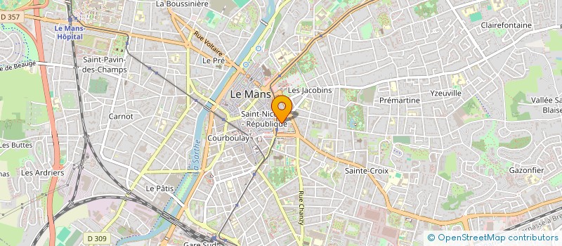 localisation de l'entreprise MADAME LUCIE MARAIS  LE MANS