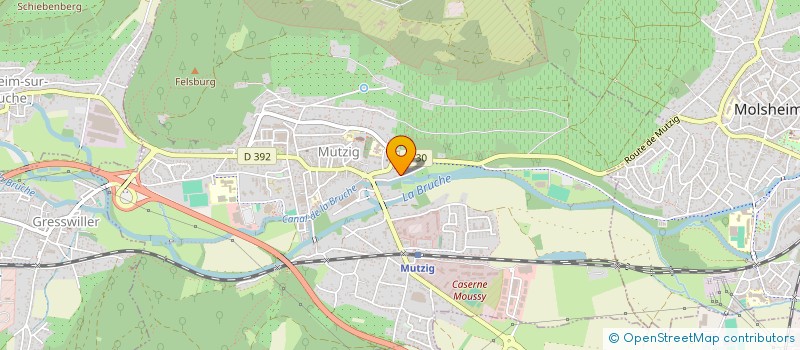 localisation de l'entreprise MADAME LUCIE MARECHAUD  MUTZIG