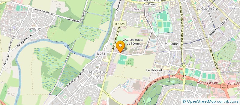 localisation de l'entreprise MADAME LUCIE MARIN à CAEN