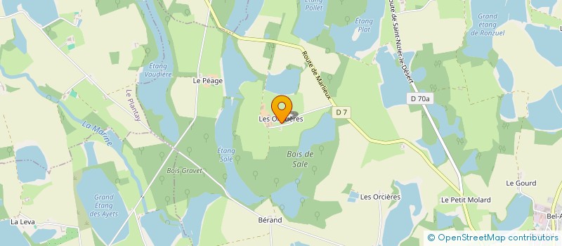 localisation de l'entreprise MADAME LUCIE MARIN-PACHE  PRIAY