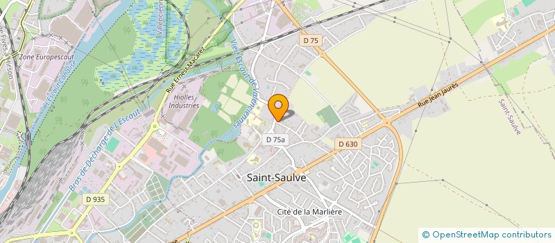 localisation de l'entreprise MADAME LUCIE MARISSAL  SAINT-SAULVE