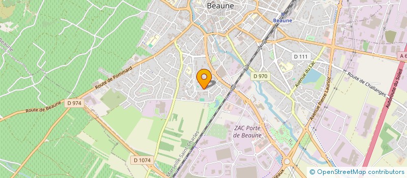 localisation de l'entreprise MADAME LUCIE MARLIER à BEAUNE