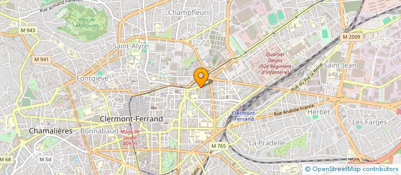 localisation de l'entreprise MADAME LUCIE MARQUES  CLERMONT-FERRAND