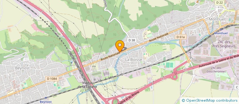 localisation de l'entreprise MADAME LUCIE MARSELOS  LA BOISSE