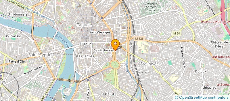 localisation de l'entreprise MADAME LUCIE MARTIN à TOULOUSE
