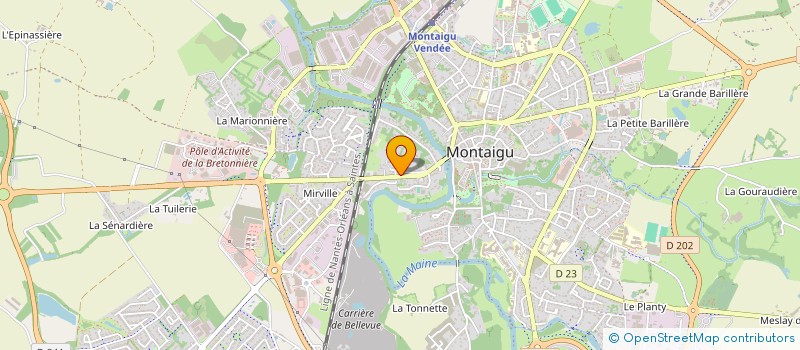 localisation de l'entreprise MADAME LUCIE MARTIN à MONTAIGU-VENDEE