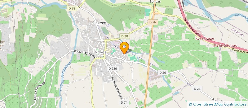 localisation de l'entreprise MADAME LUCIE MARTINEZ  NOVES