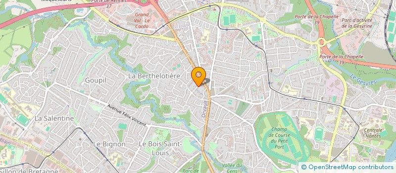 localisation de l'entreprise MADAME LUCIE MARTINS à ORVAULT