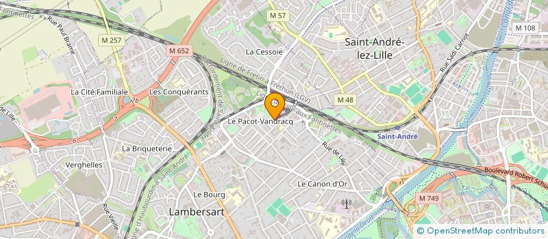 localisation de l'entreprise MADAME LUCIE MASCART à LAMBERSART
