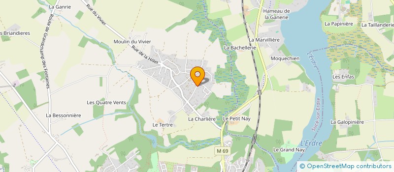 localisation de l'entreprise MADAME LUCIE MASSE  LA CHAPELLE-SUR-ERDRE