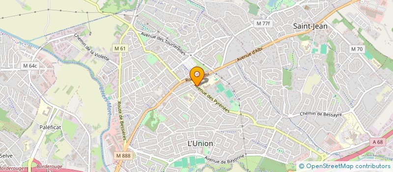 localisation de l'entreprise MADAME LUCIE MATEU  MOUSSAN