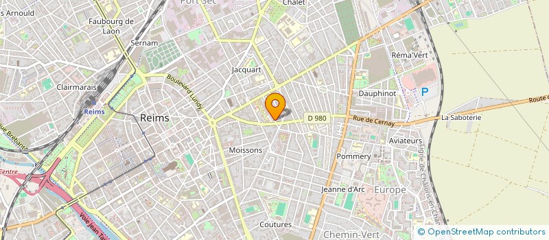 localisation de l'entreprise MADAME LUCIE MATHIEU  REIMS