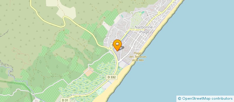 localisation de l'entreprise MADAME LUCIE MATHIEU  NARBONNE