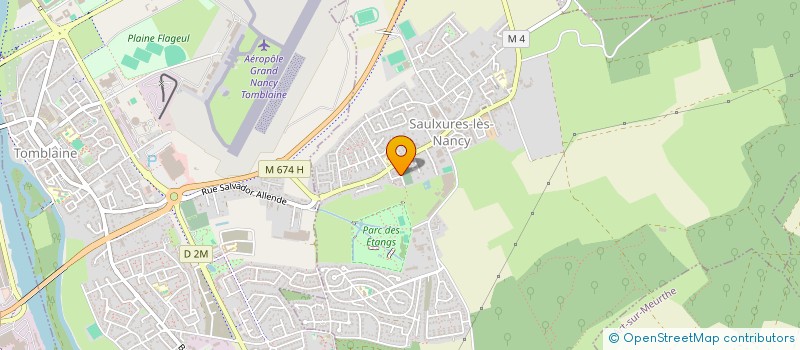 localisation de l'entreprise MADAME LUCIE MATHIS  SAULXURES-LES-NANCY