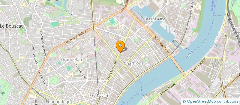 localisation de l'entreprise MADAME LUCIE MATTON  BORDEAUX