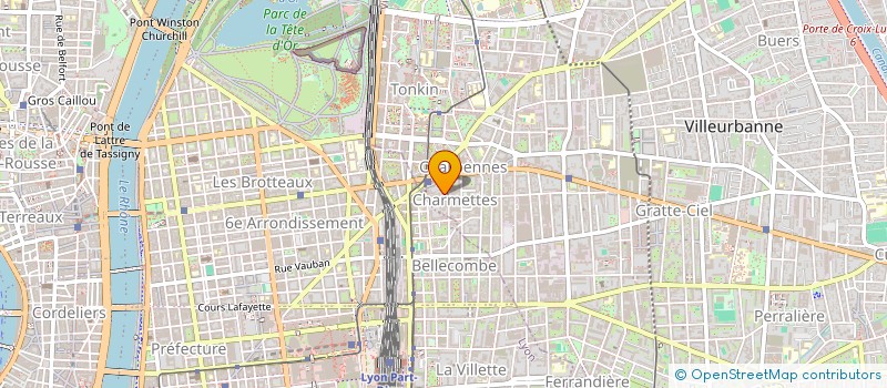 localisation de l'entreprise MADAME LUCIE MATTRAS  VILLEURBANNE