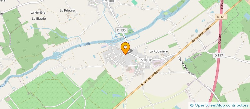 localisation de l'entreprise MADAME LUCIE MAUGEAIS  DURTAL