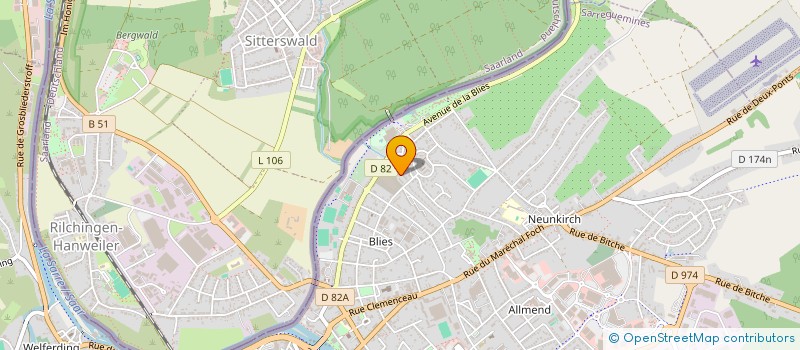 localisation de l'entreprise MADAME LUCIE MAURATH  SARREGUEMINES