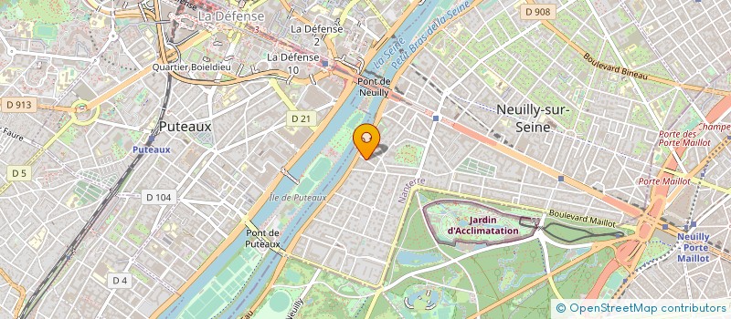 localisation de l'entreprise MADAME LUCIE MAUS à NEUILLY-SUR-SEINE