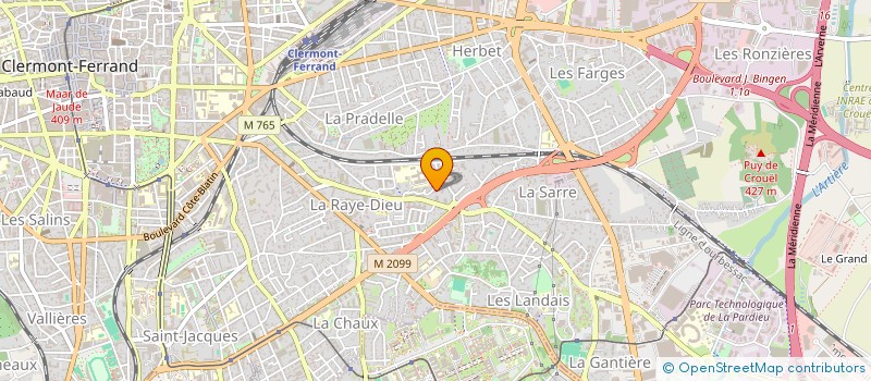 localisation de l'entreprise MADAME LUCIE MEDDA à CLERMONT-FERRAND