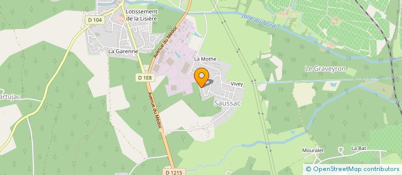 localisation de l'entreprise MADAME LUCIE MEDINA  SAINT-LAURENT-MEDOC