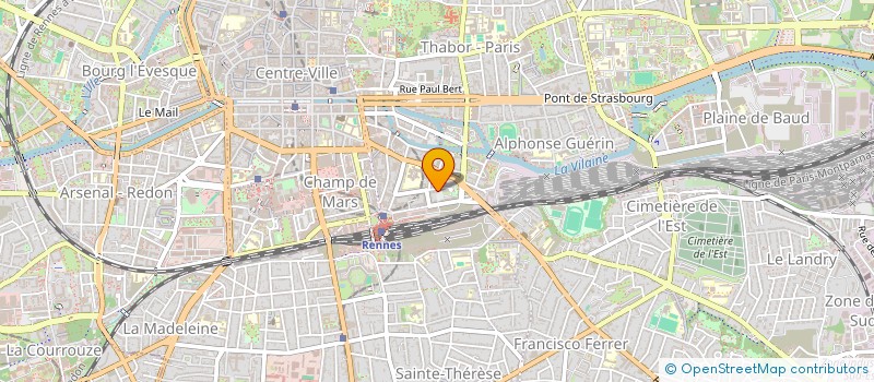 localisation de l'entreprise MADAME LUCIE MENETRIER  RENNES