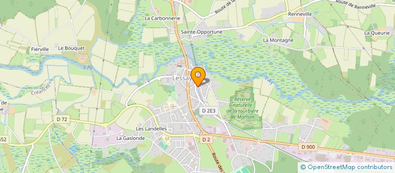 localisation de l'entreprise MADAME LUCIE MERCHEZ  LESSAY