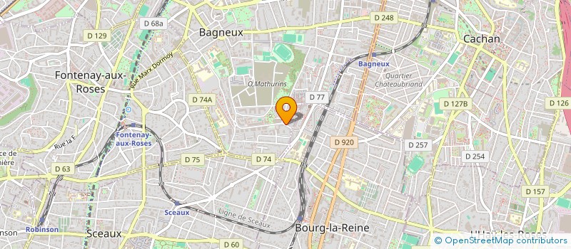 localisation de l'entreprise MADAME LUCIE MERITAN à BAGNEUX