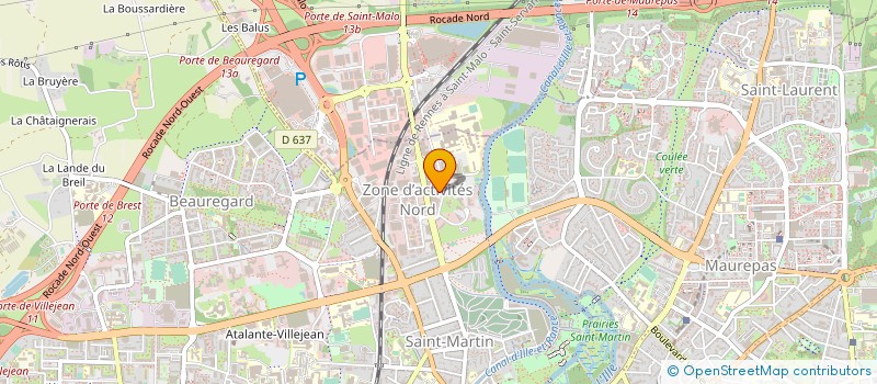 localisation de l'entreprise MADAME LUCIE MESSAGER à RENNES