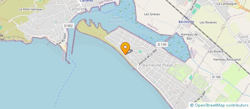 localisation de l'entreprise MADAME LUCIE MEUNIER  BARNEVILLE-CARTERET