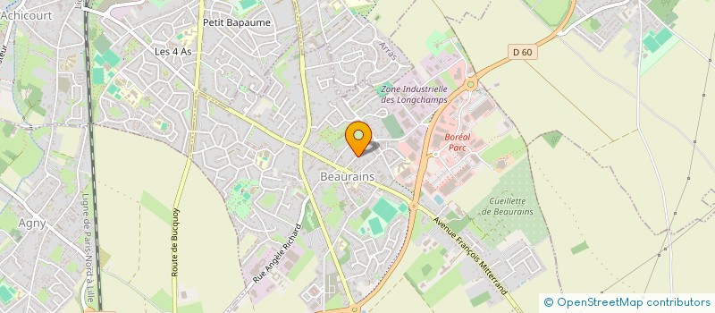 localisation de l'entreprise MADAME LUCIE MICHEL à BEAURAINS