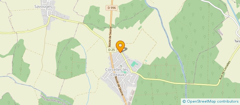 localisation de l'entreprise MADAME LUCIE MICHELIN  CORCELLES-LES-CITEAUX