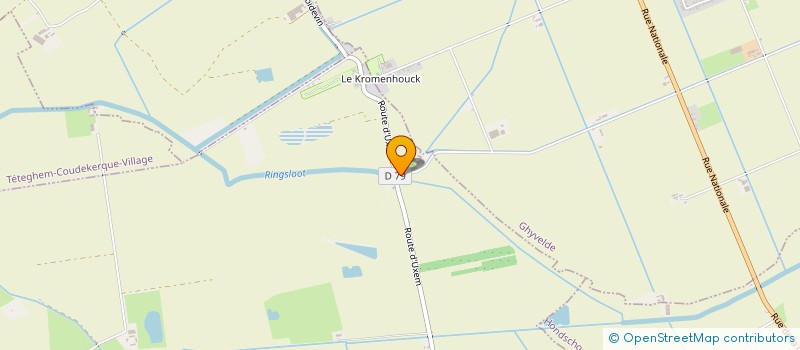 localisation de l'entreprise MADAME LUCIE MILLIOT  HONDSCHOOTE