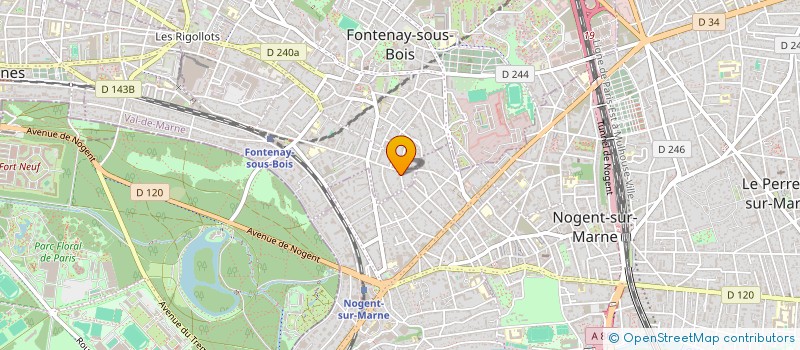 localisation de l'entreprise MADAME LUCIE MILLOTTE à FONTENAY-SOUS-BOIS