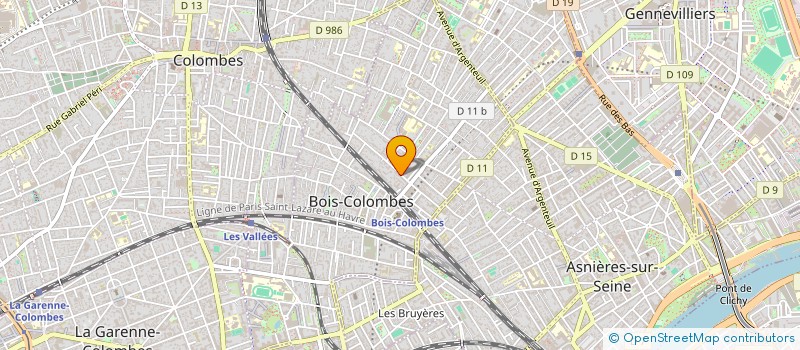 localisation de l'entreprise MADAME LUCIE MOISAN à BOIS-COLOMBES