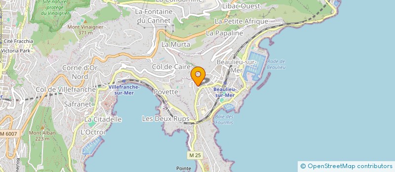 localisation de l'entreprise MADAME LUCIE MOLLOF  BEAULIEU-SUR-MER