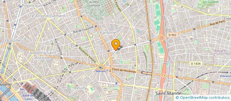 localisation de l'entreprise MADAME LUCIE MONNIER  PARIS