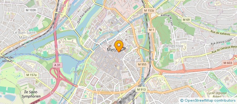 localisation de l'entreprise MADAME LUCIE MONTIBERT  METZ