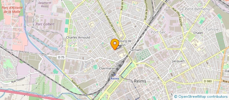 localisation de l'entreprise MADAME LUCIE MOREAU  REIMS