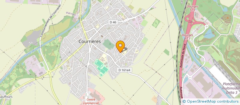 localisation de l'entreprise MADAME LUCIE MORTREUX  COURRIERES